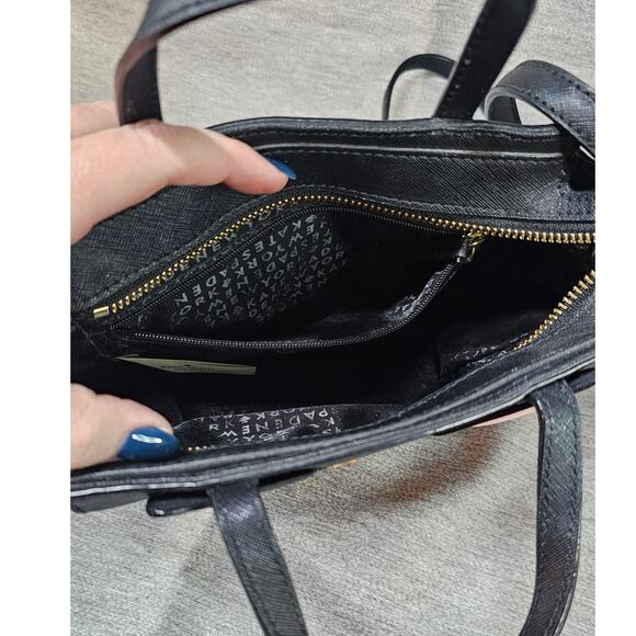 Kate Spade Cat's Meow Large Lottie Leather Purse HandBag /Crossbody - Picture 6 of 10